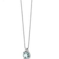 Collar Comete Mujer Acquamarina in Oro blanco Acquamarina GLQ264 - GLQ264